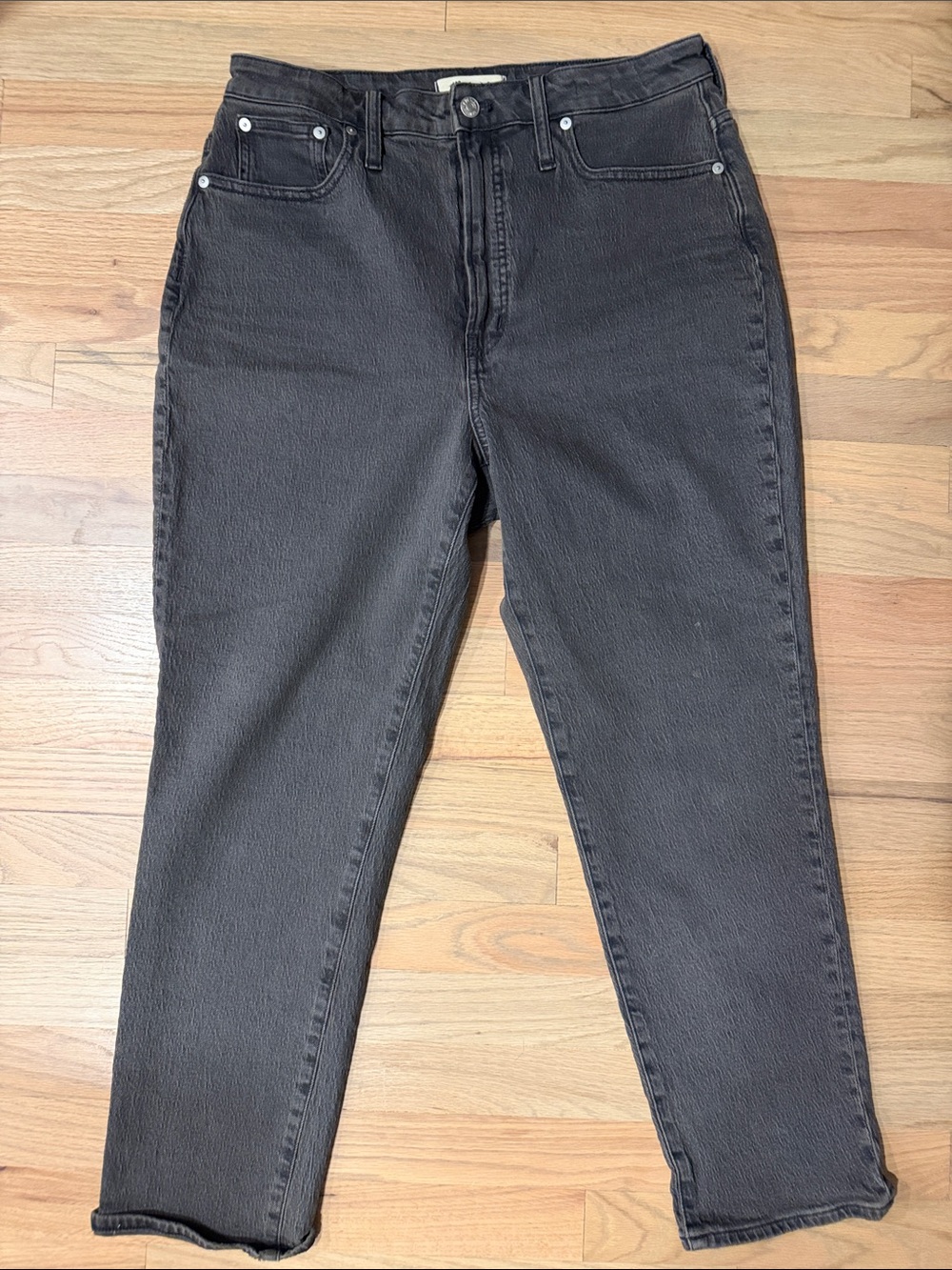 Madewell Curvy Perfect Vintage Jeans Washed Black/Brown